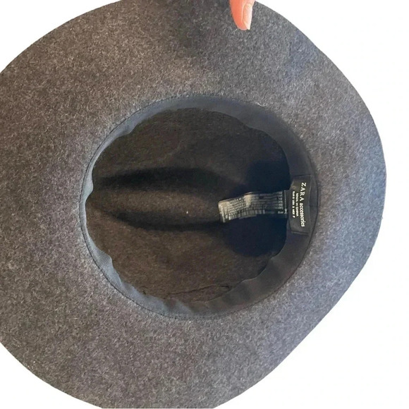 Zara gray wool fedora hat - Picture 9 of 12
